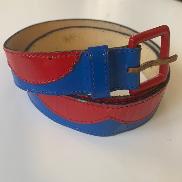 SAINT LAURENT rive gauche Leather Belt - Picture 2 of 8